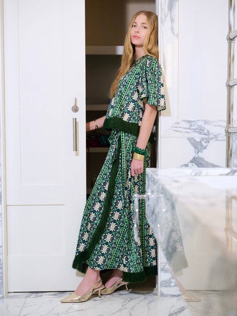Cooper Wrap Skirt - Garland Green