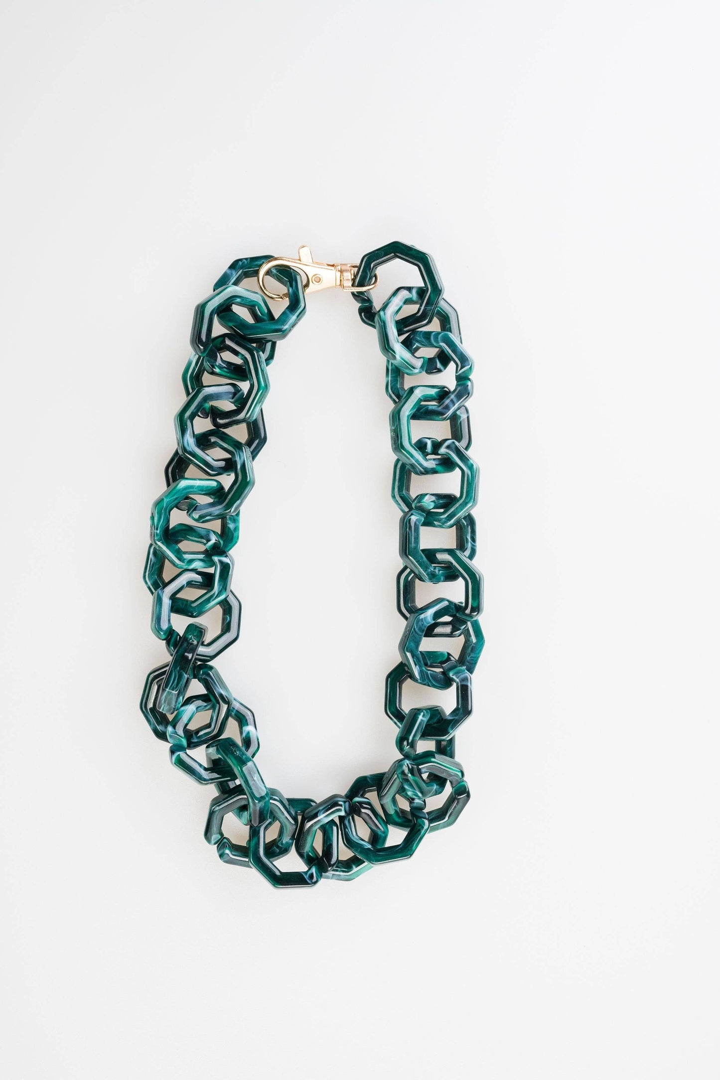 Kate Layering Acetate Chain: Turquoise