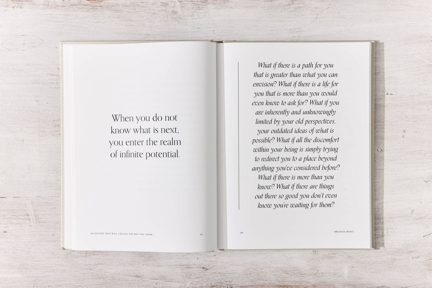 101 Quotes - Table Book