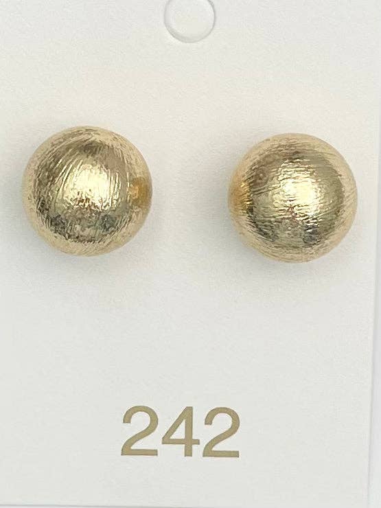 Gold Ball Stud