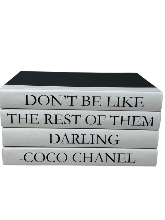 Don't Be Like Coco Chanel - Book Stack