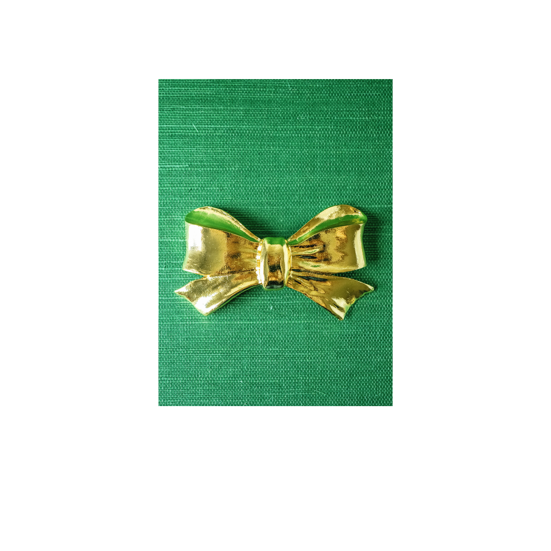 Gold Bow Belt Buckle