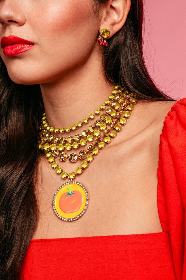 Sarina Necklace in Candy Crush: Fuchsia Matt