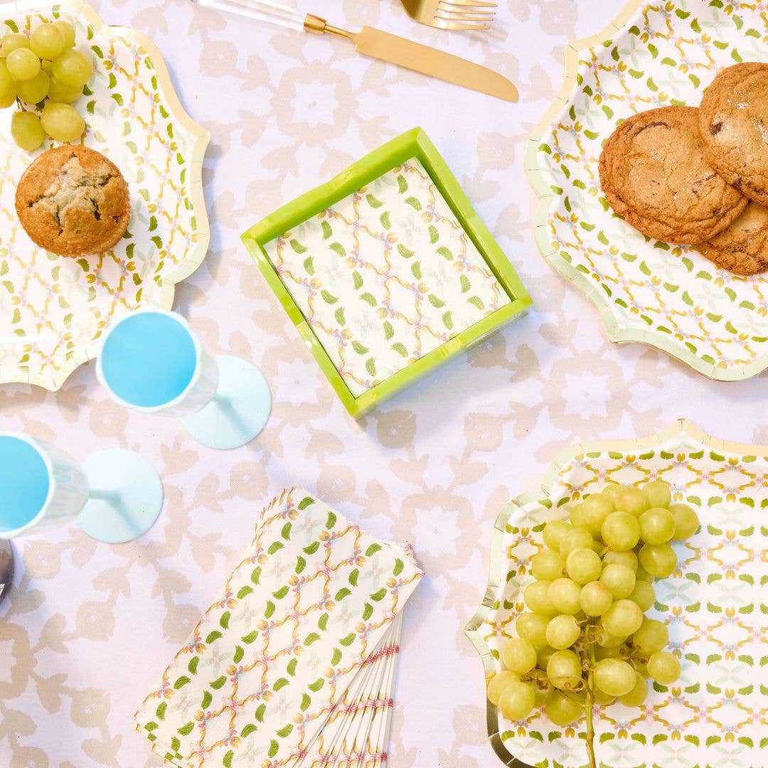 Green Acrylic Cocktail Napkin Holders