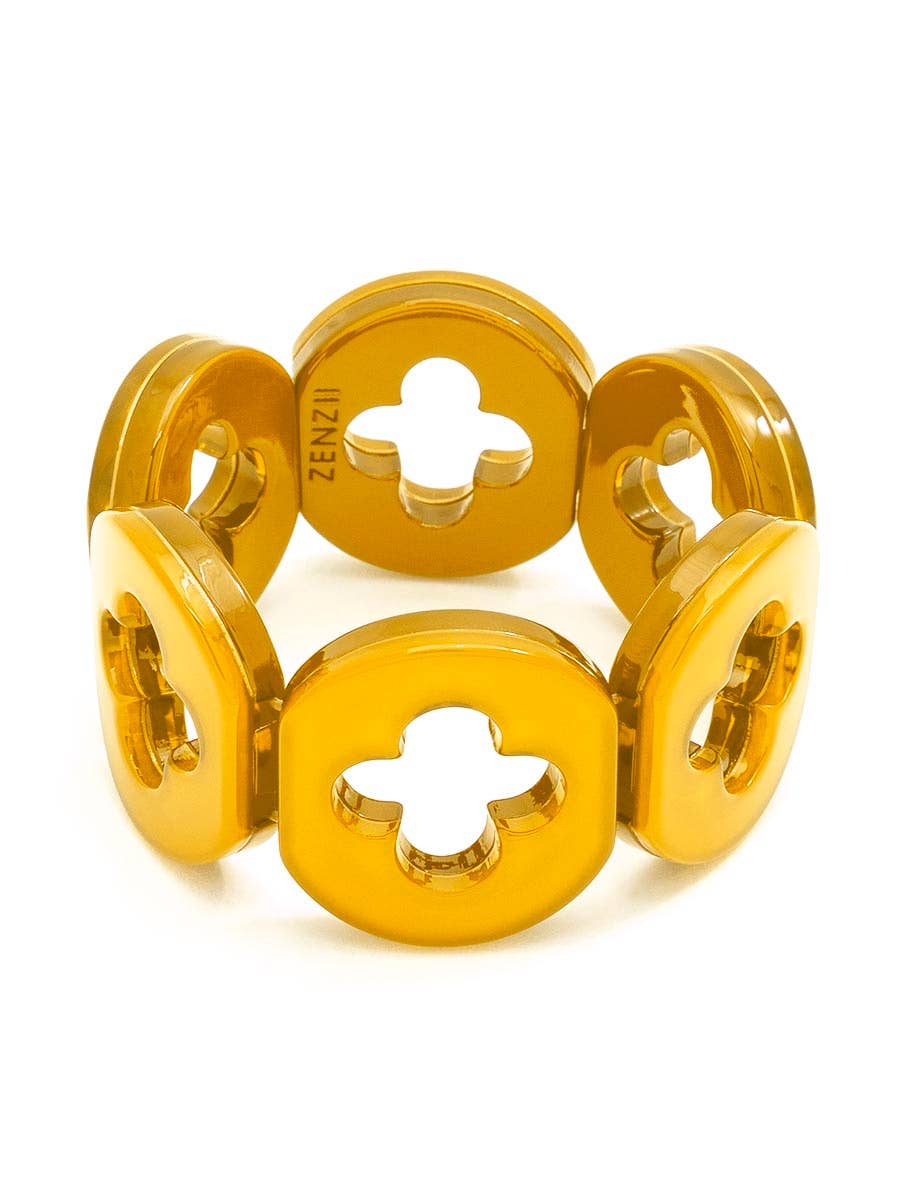 Resin Clover Bracelet: L.BLU