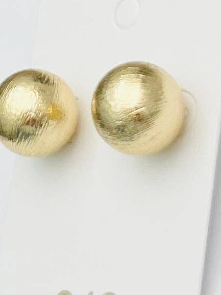 Gold Ball Stud