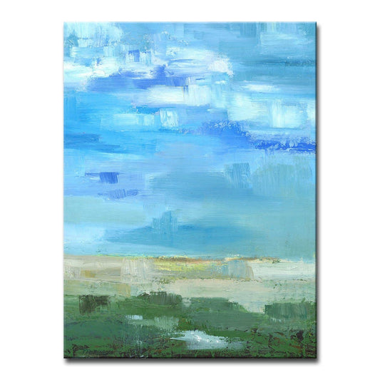 Abstract Landscape Canvas: 40x 30"