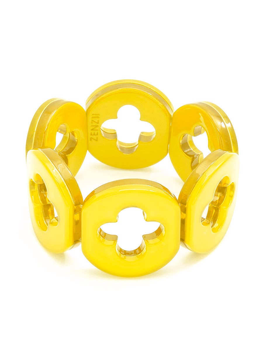 Resin Clover Bracelet: L.BLU