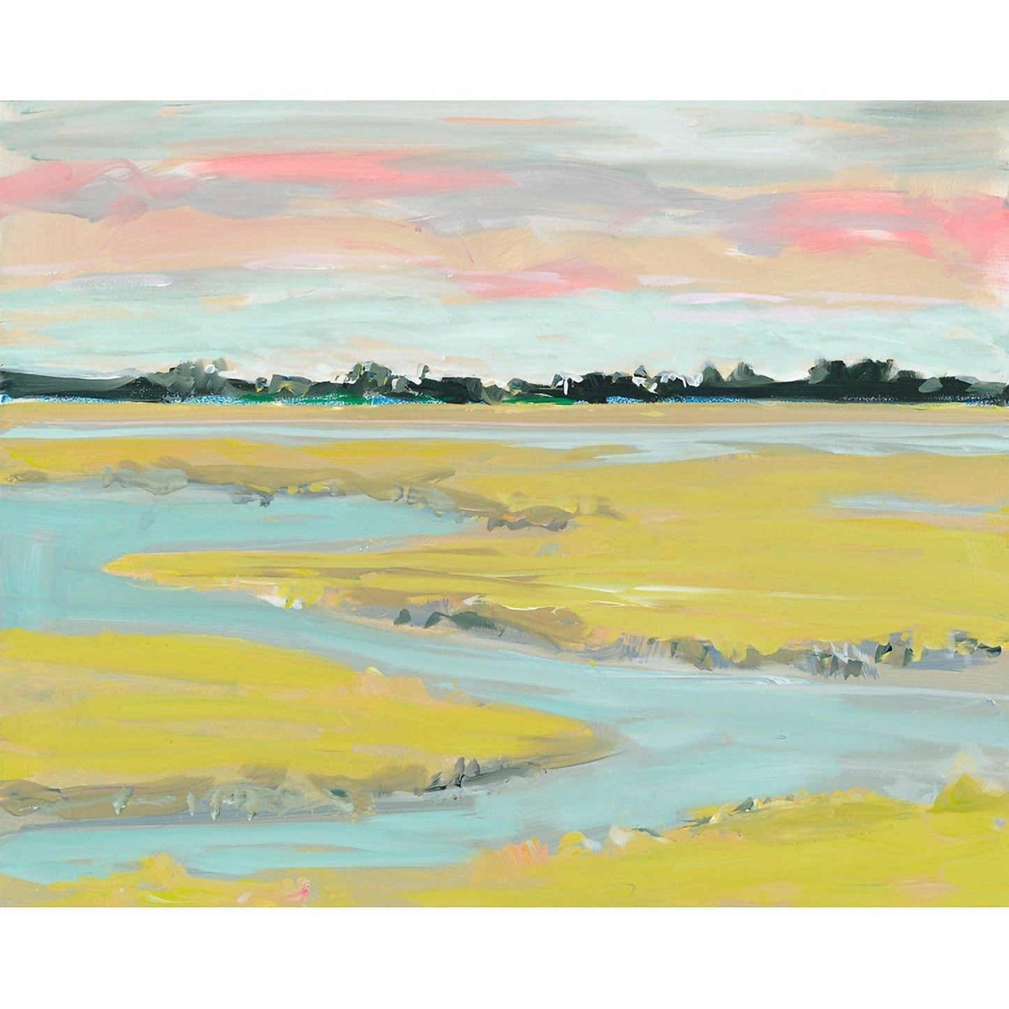 Pastel Paradise Canvas: 40x30"