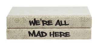 We're All Mad Here - Book Stack