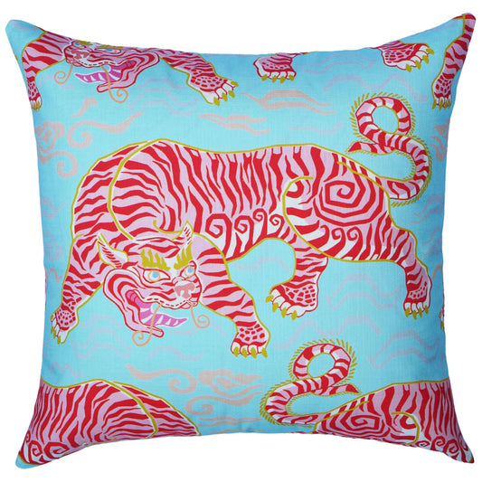 Tigers of Tibet Pillow  22x22"