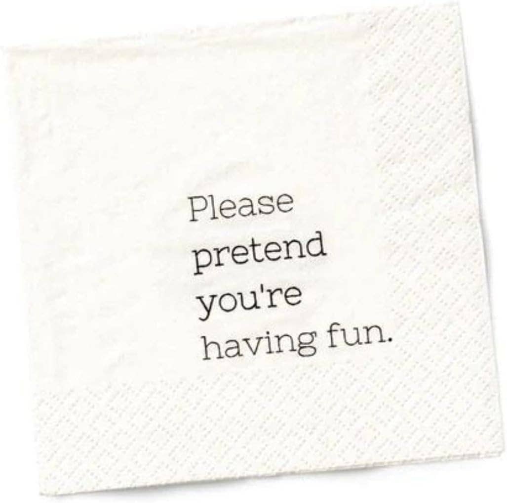 PLEASE PRETEND - Cocktail Napkins
