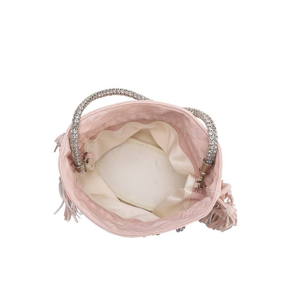 Starla Pink Jeweled Purse