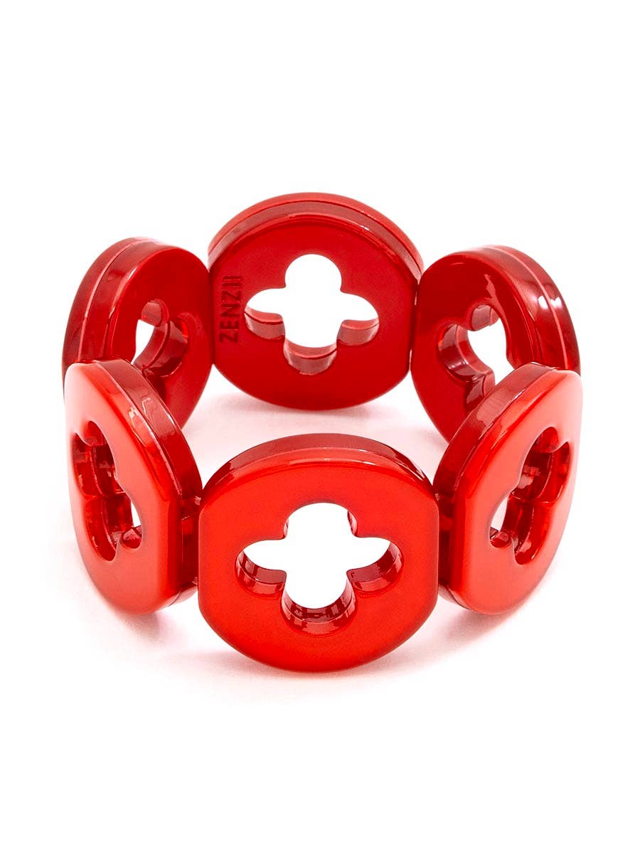 Resin Clover Bracelet: L.BLU