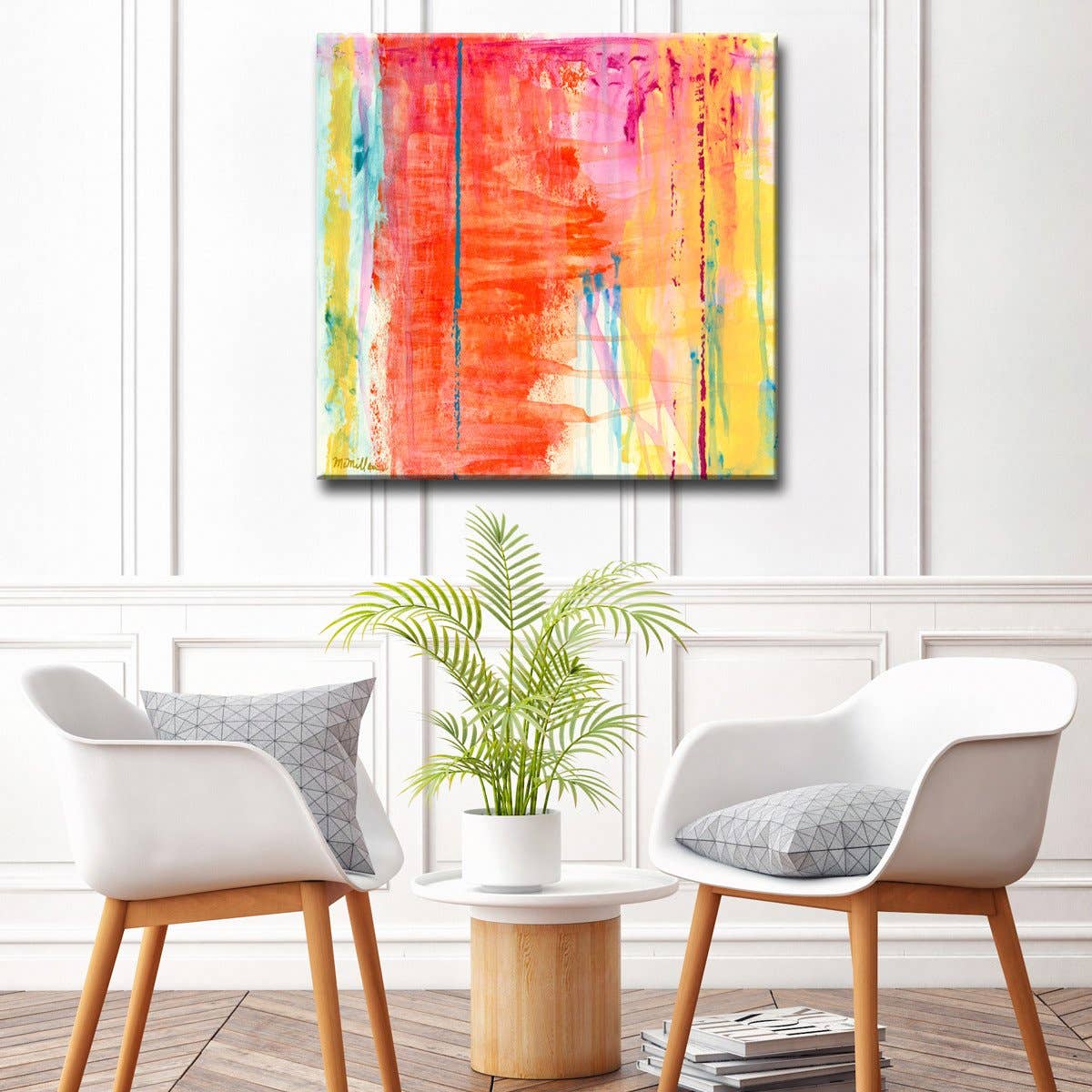 Translucent Color Canvas: 40x40"