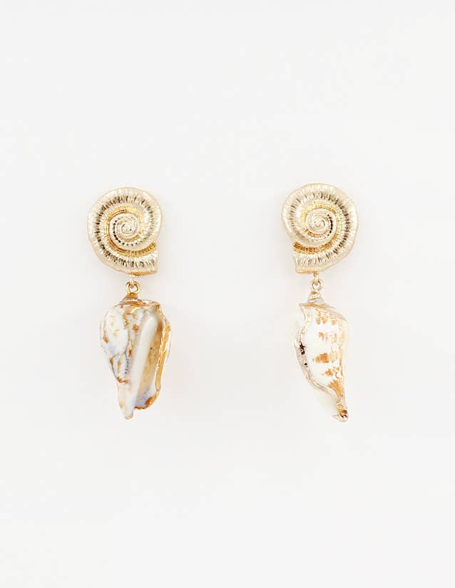 Seashell Dangle Earrings