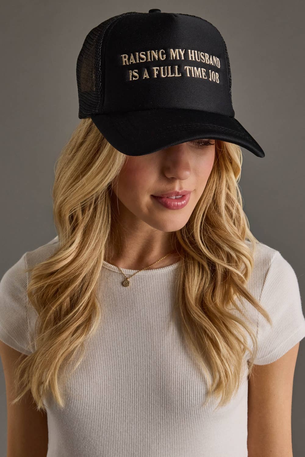"Raising My Husband" Trucker Hat