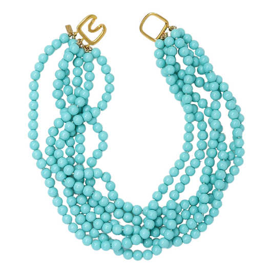 Turquoise Bead Necklace