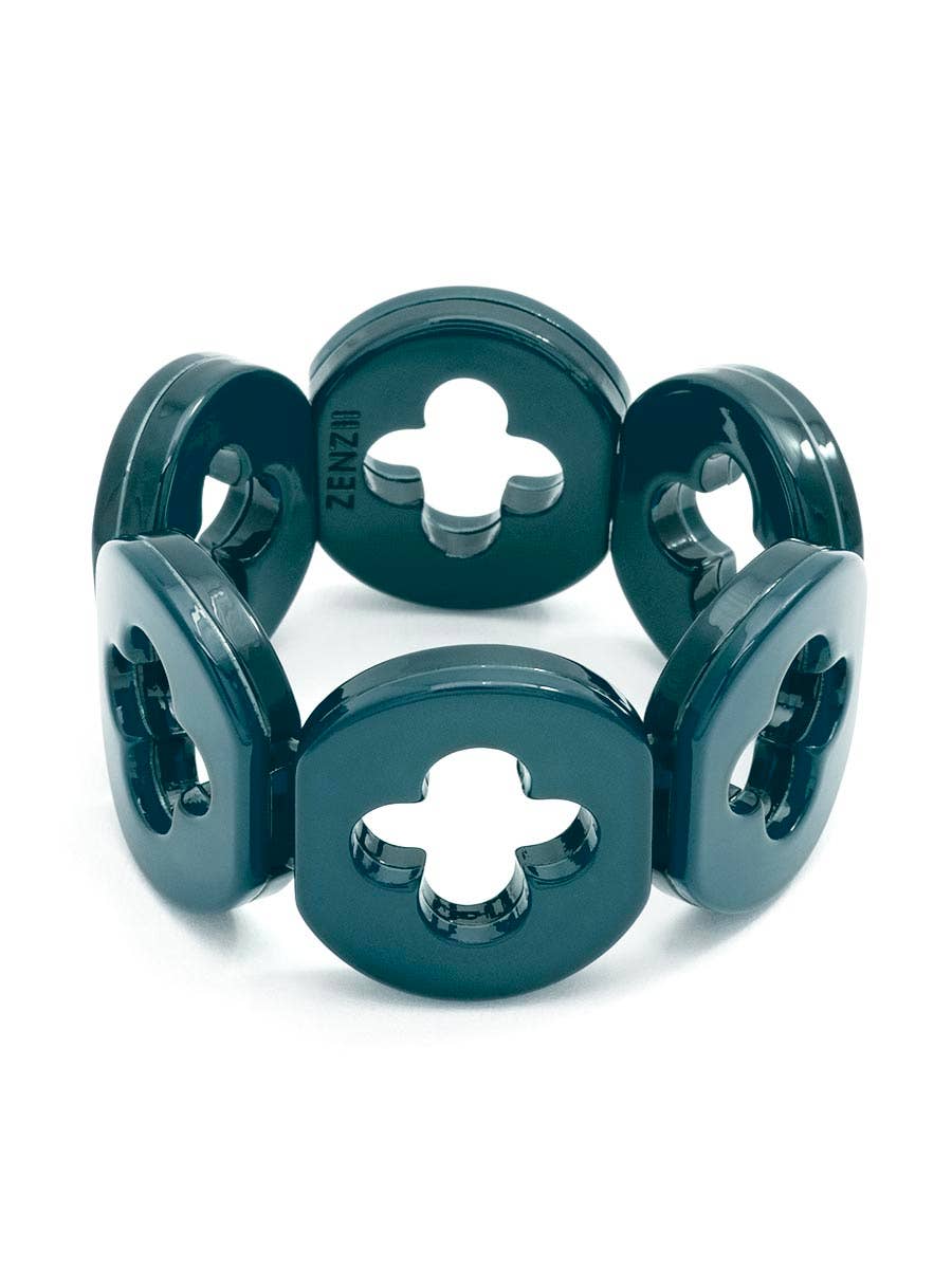 Resin Clover Bracelet: L.BLU