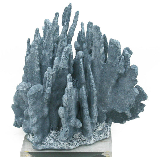 Faux Blue Ridge Coral Acrylic Base - 11x9.8x12.2" H