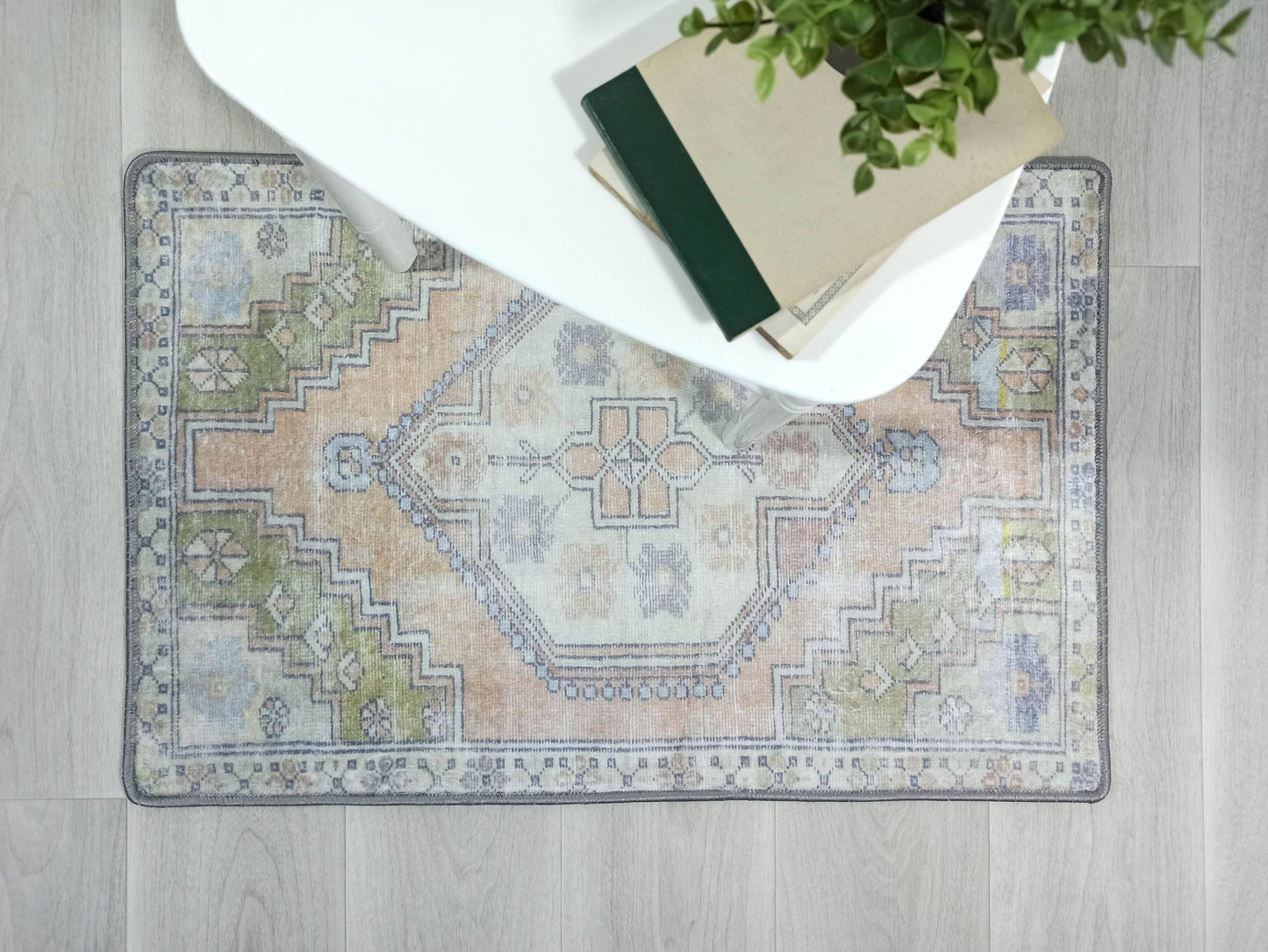 Erin Beige & Green Turkish Rug 2x3’