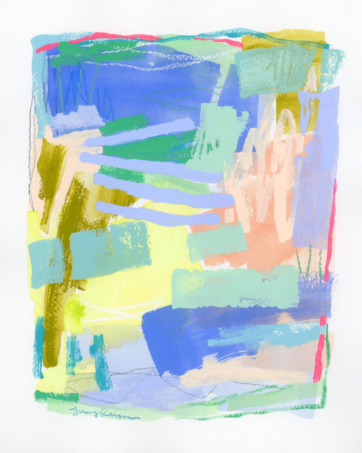 "Cocktails" Print: 12x15