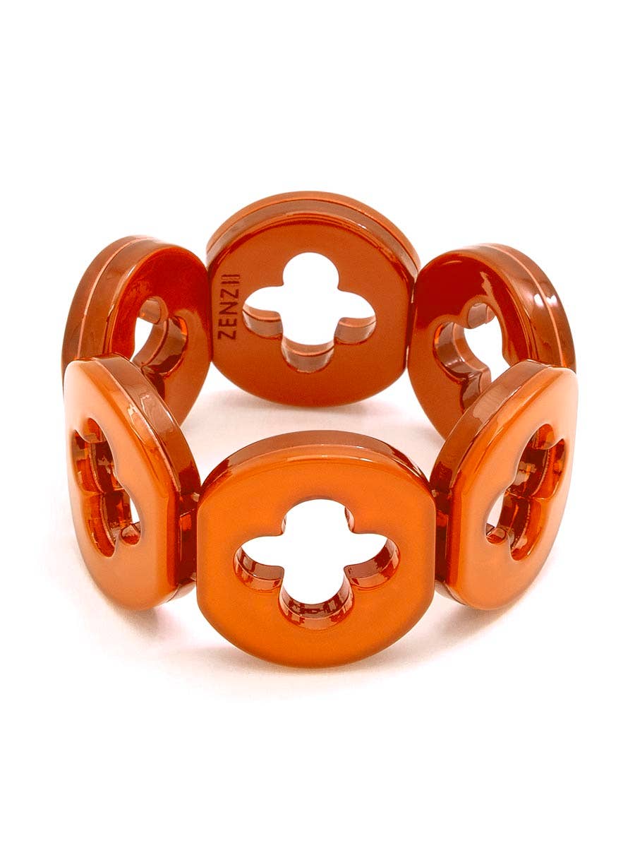 Resin Clover Bracelet: L.BLU