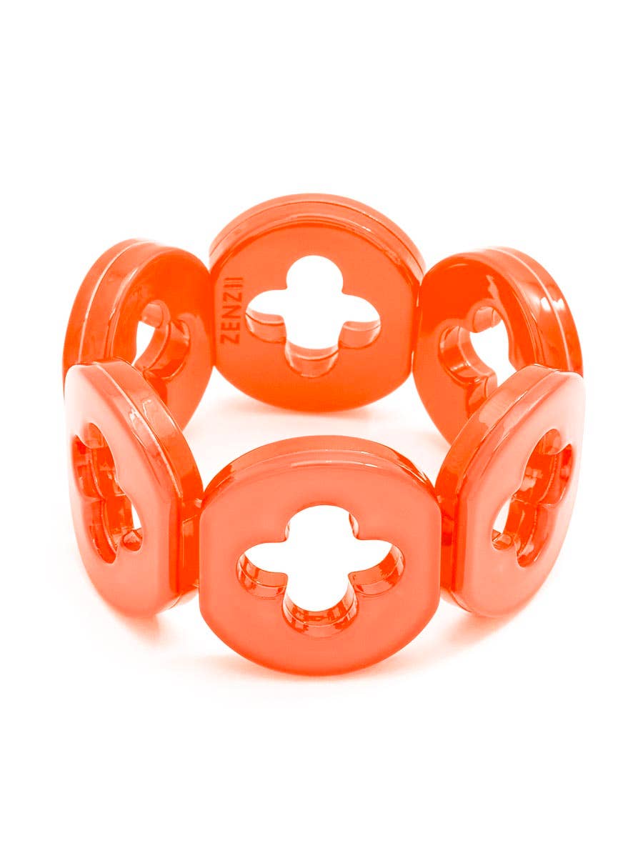 Resin Clover Bracelet: L.BLU
