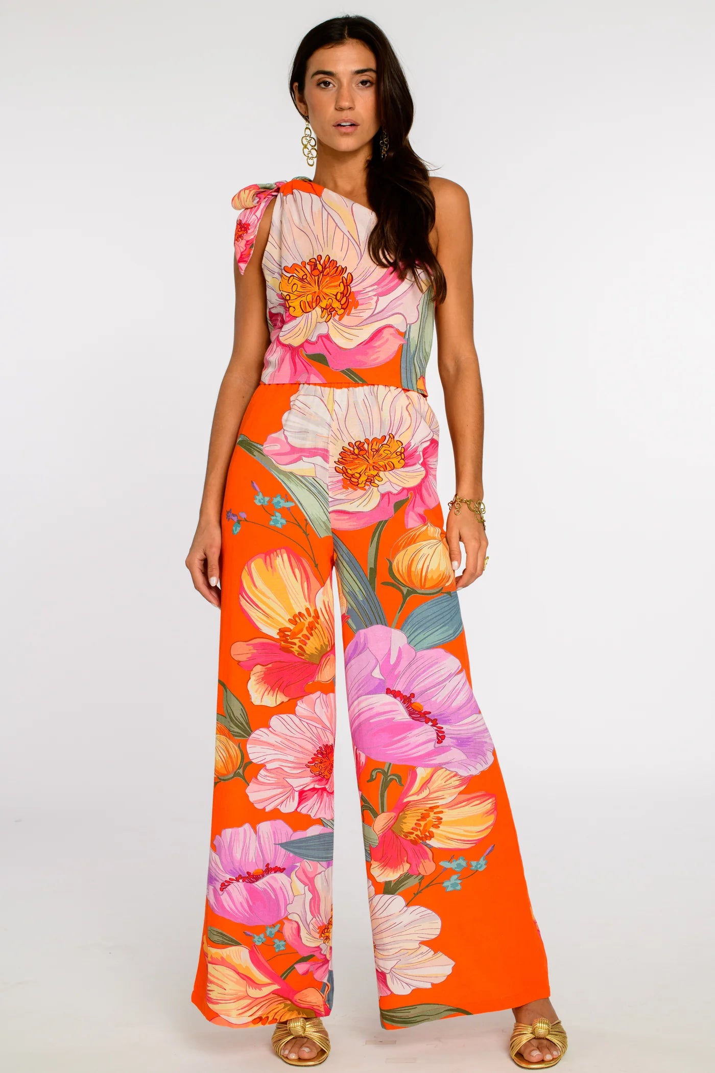 Zara Top - Sunset Bloom