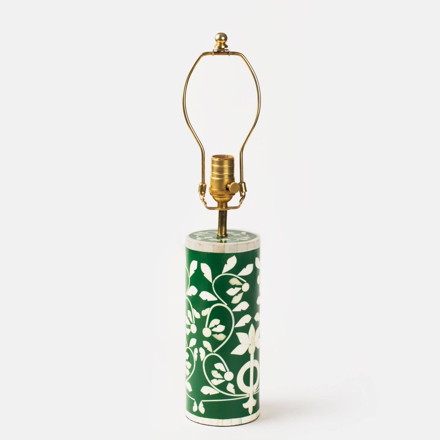 Floral Vines Table Lamp - Green