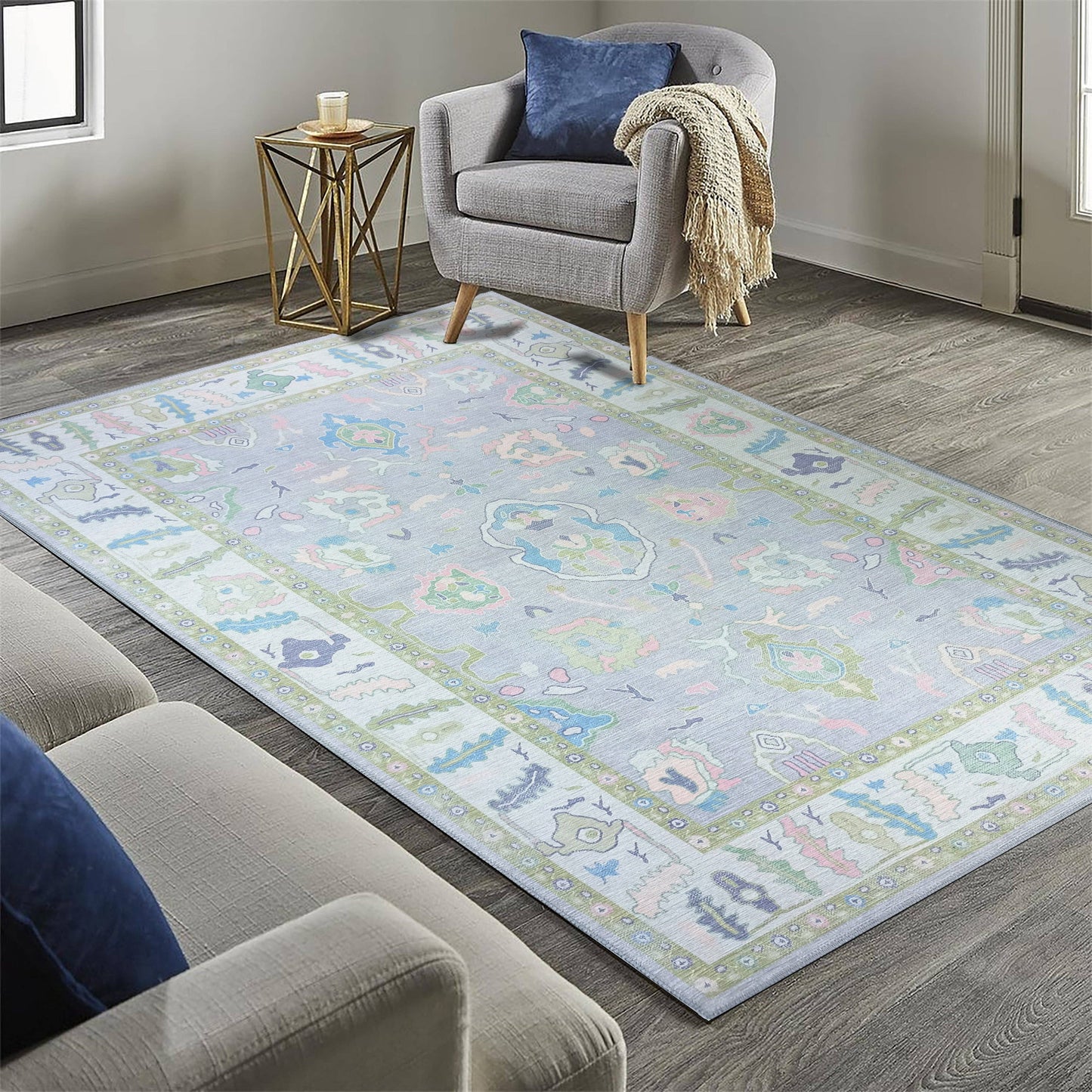 Aviana Pastel Rug 8x10’