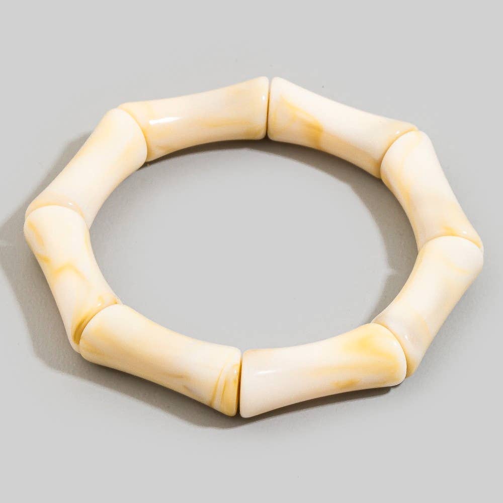 Acrylic Bamboo Bracelet