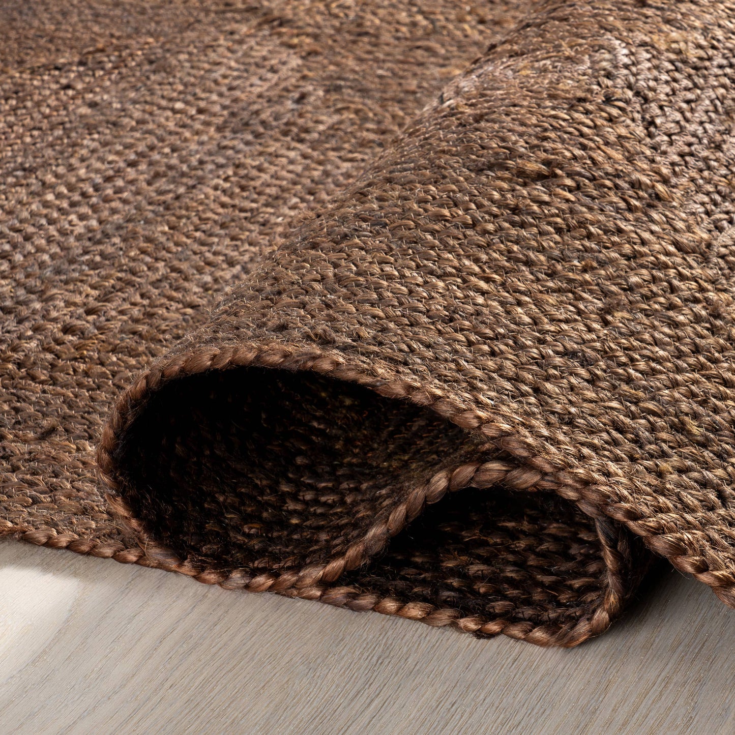 Juniper Tiled Jute Area Rug: Ivory / 4' x 6'