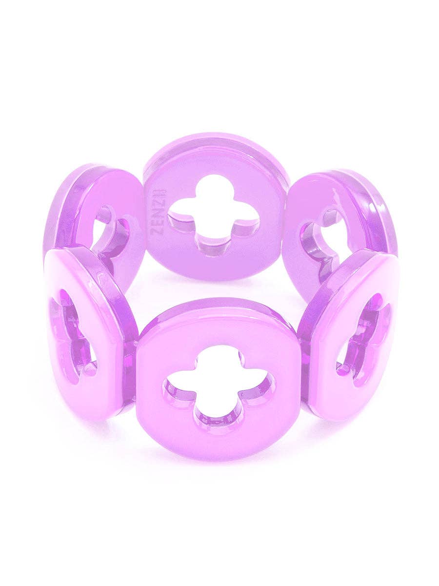 Resin Clover Bracelet: L.BLU