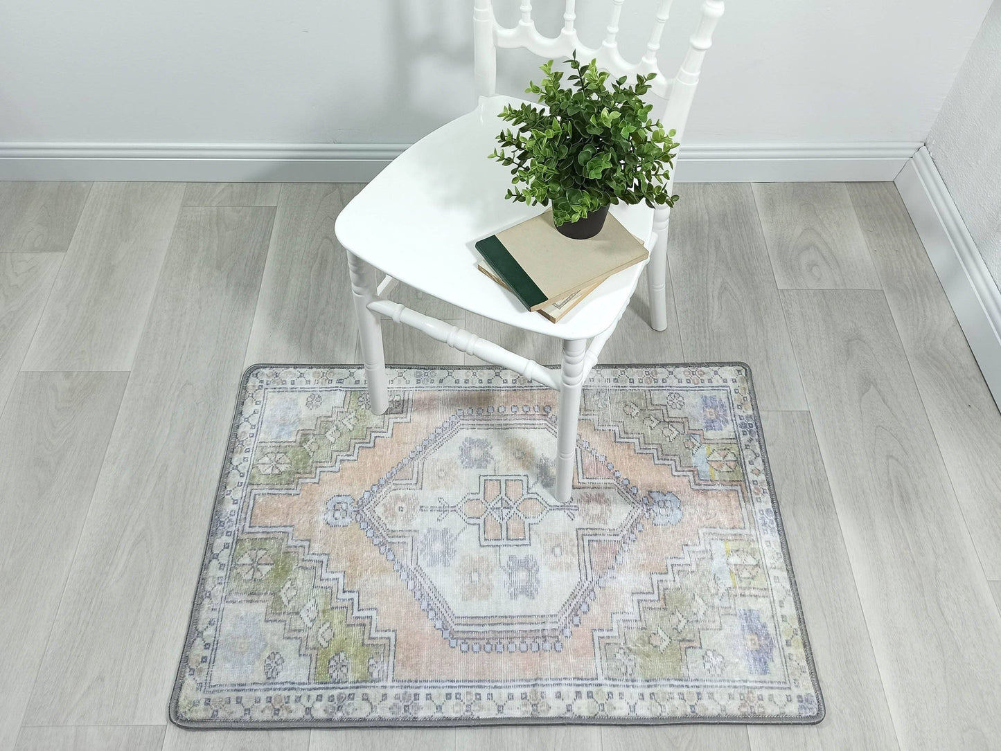 Erin Beige & Green Turkish Rug 2x3’
