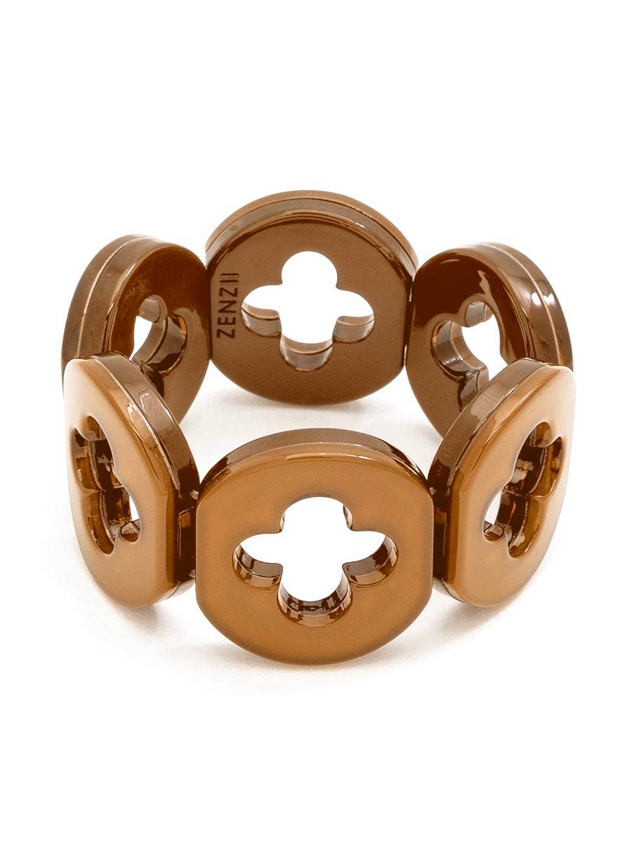 Resin Clover Bracelet: L.BLU