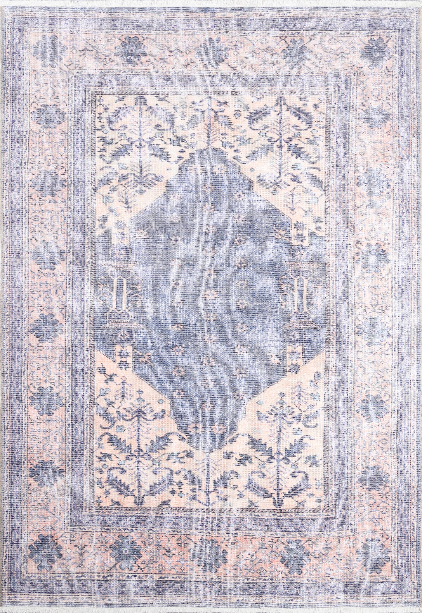 Momeni Helena Denim Medallion Area Rug: 8' X 10'