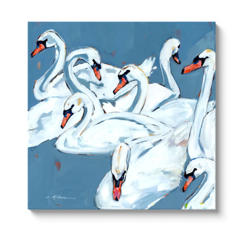 Swan Lake Canvas 36X36