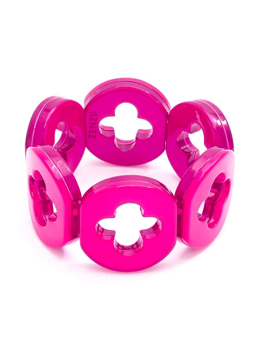 Resin Clover Bracelet: L.BLU
