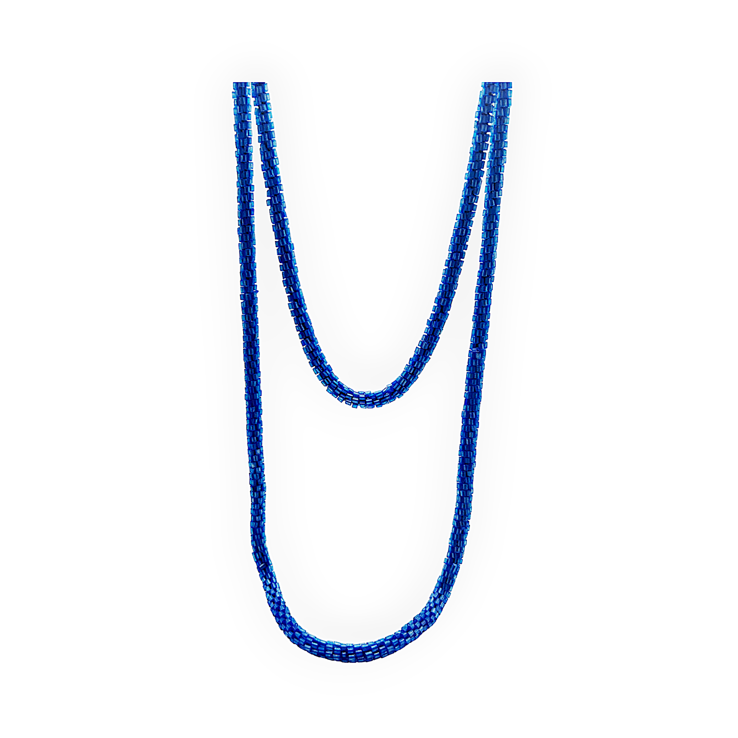 Royal Blue Multi-Layer Wrap Necklace