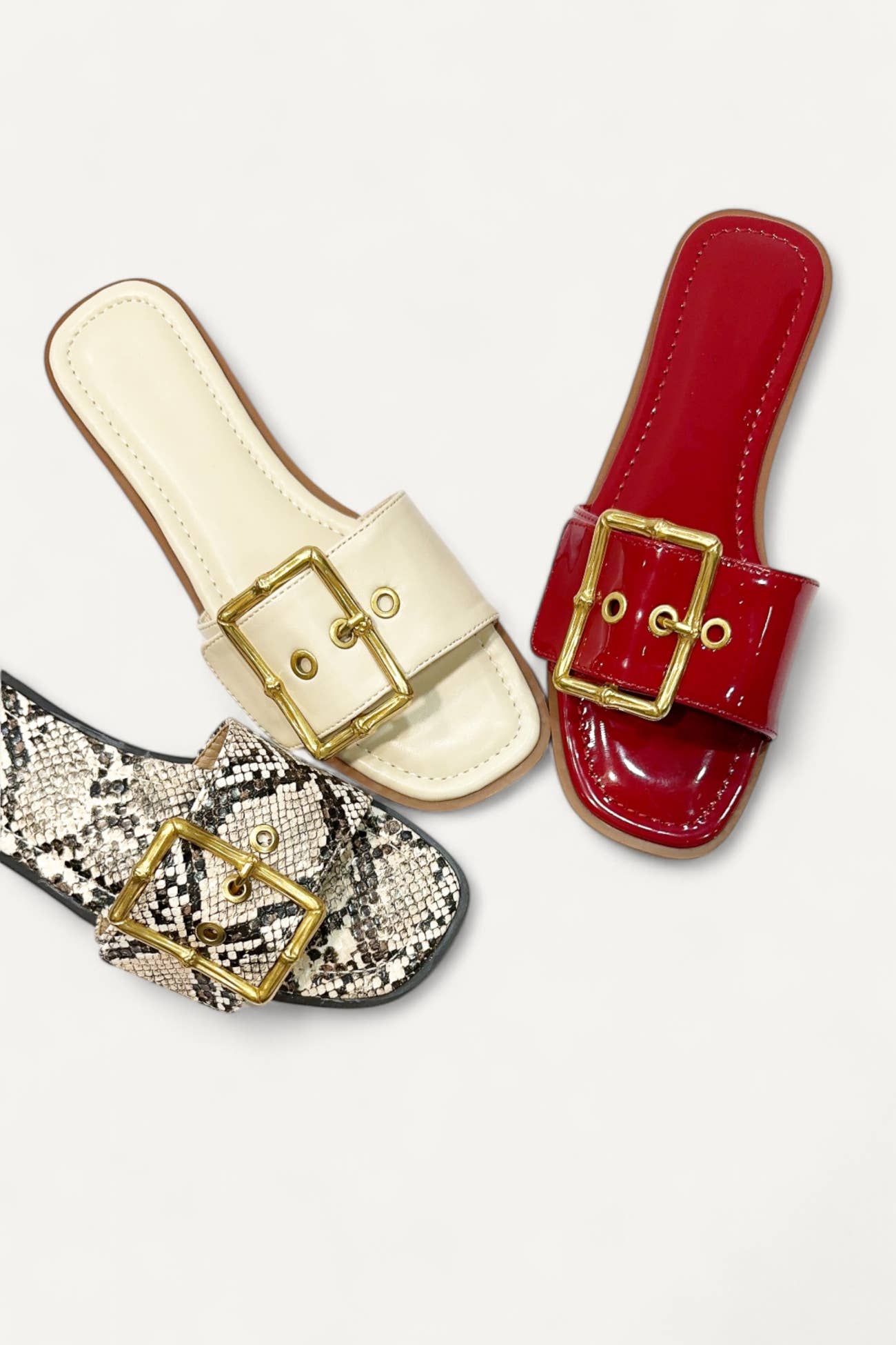Red Sandle - Gold Buckle