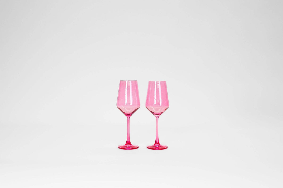 Bubblegum Pink - Wine Glass