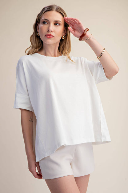 Oversized Ivory T-Shirt