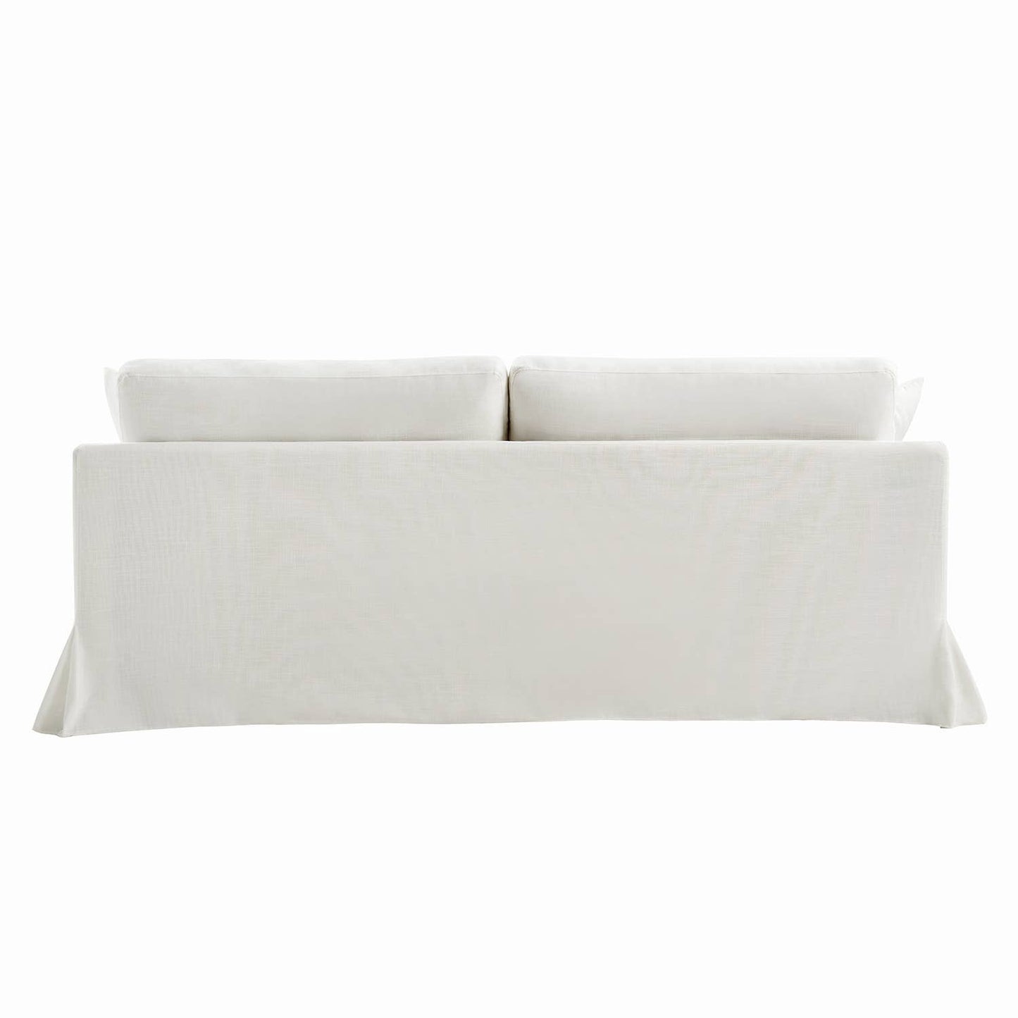 Patrice Slipcovered Sofa: White