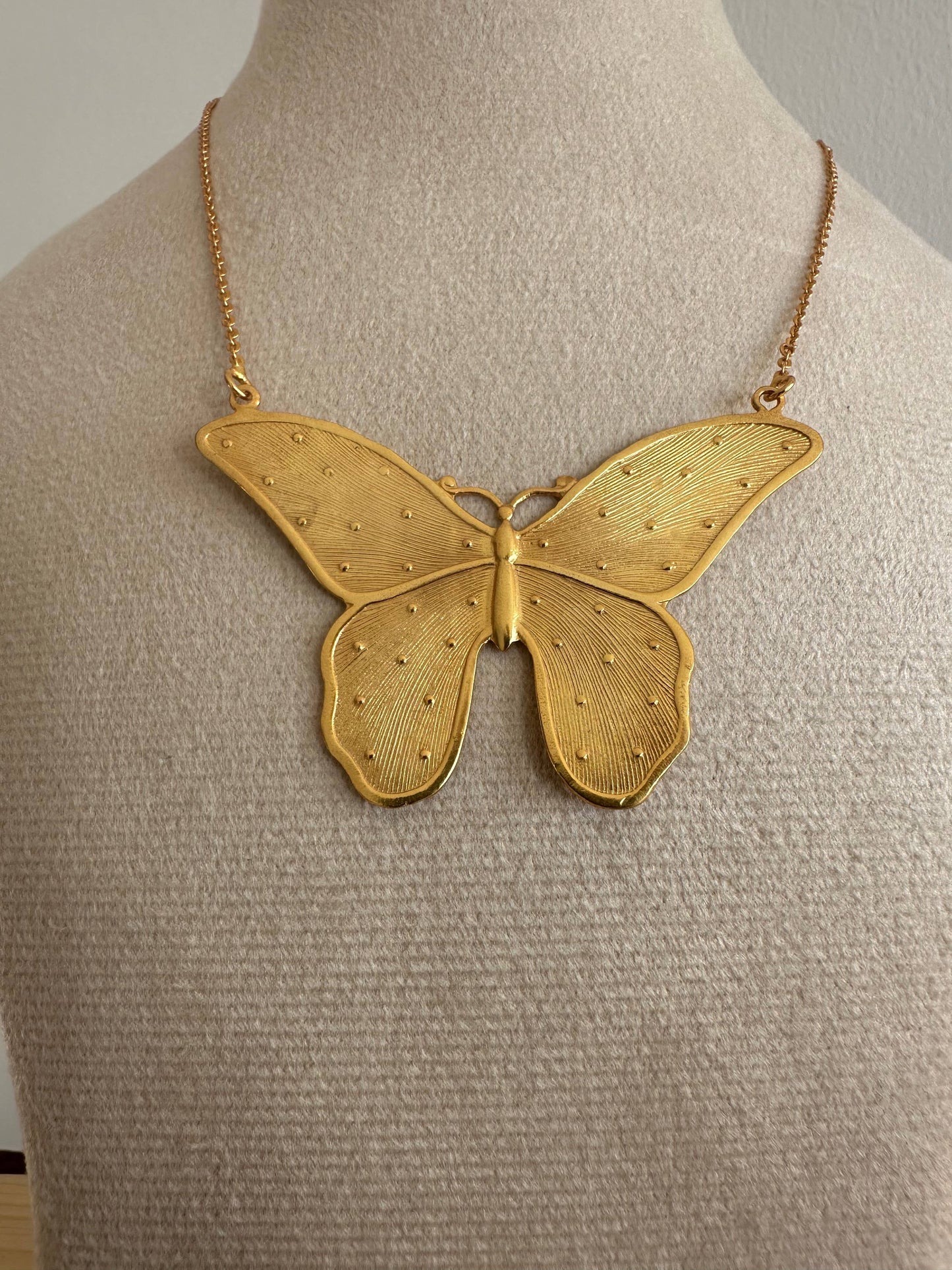 Gold Butterfly Necklace
