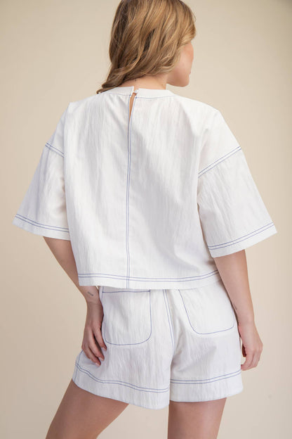 White Oversized Set