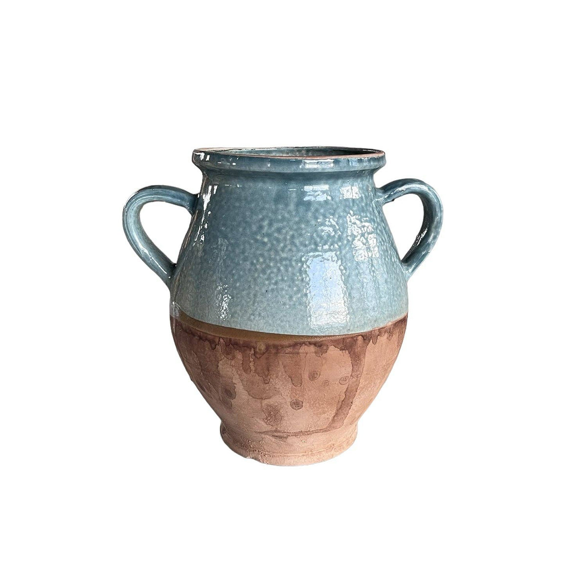 Cottage Crafted 2-Handle Jug: Light Green