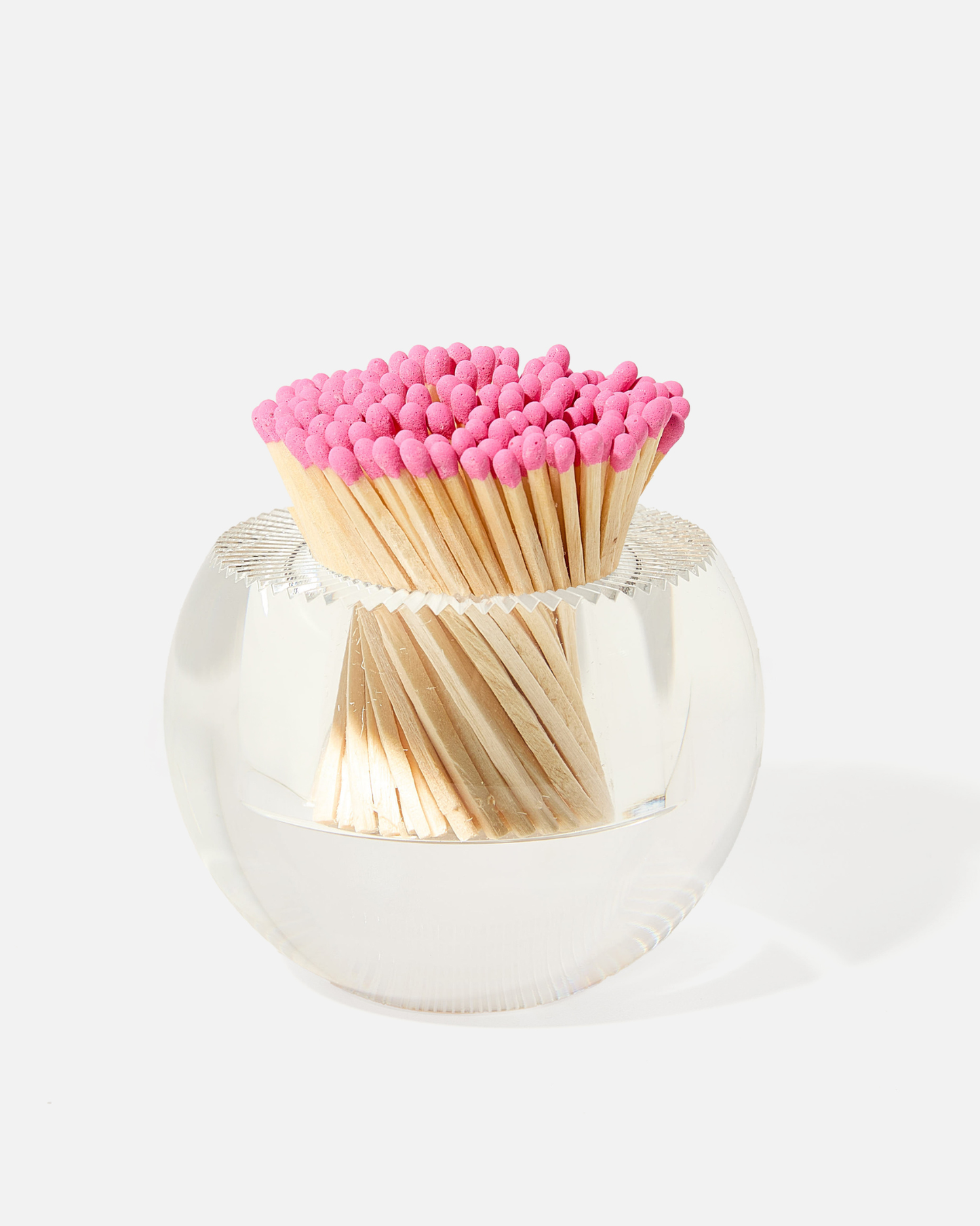 Hot Pink Matches in Round Container