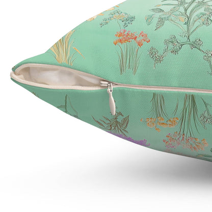 Birds in Paradise Throw Pillow: 20 × 20"