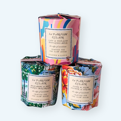 Happy Abstract Candle